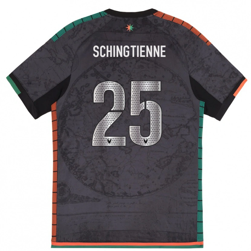 Danxen Herren Joël Schingtienne #25 Dunkelgrau Heimtrikot Trikot 2025/26 T-Shirt Schweiz