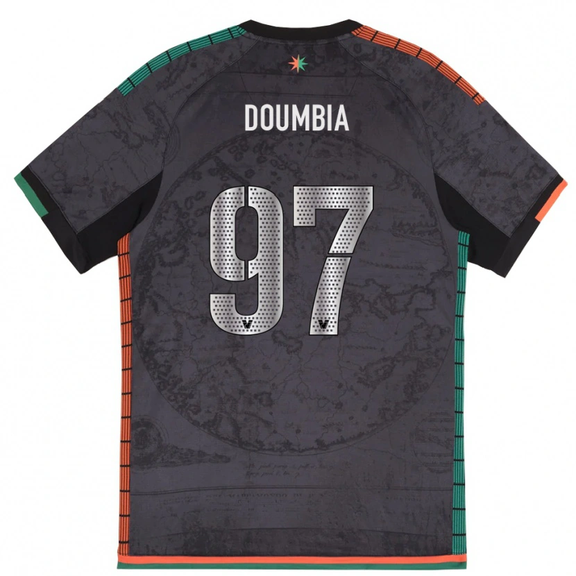 Danxen Herren Issa Doumbia #97 Dunkelgrau Heimtrikot Trikot 2025/26 T-Shirt Schweiz