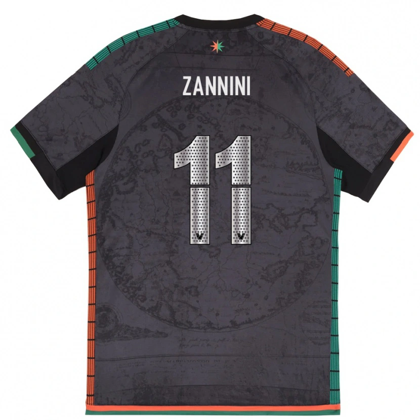 Danxen Herren Sofia Zannini #11 Dunkelgrau Heimtrikot Trikot 2025/26 T-Shirt Schweiz