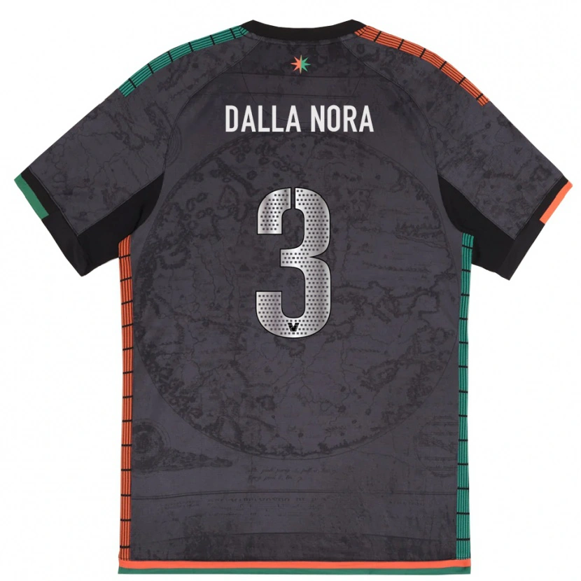Danxen Herren Edoardo Dalla Nora #3 Dunkelgrau Heimtrikot Trikot 2025/26 T-Shirt Schweiz
