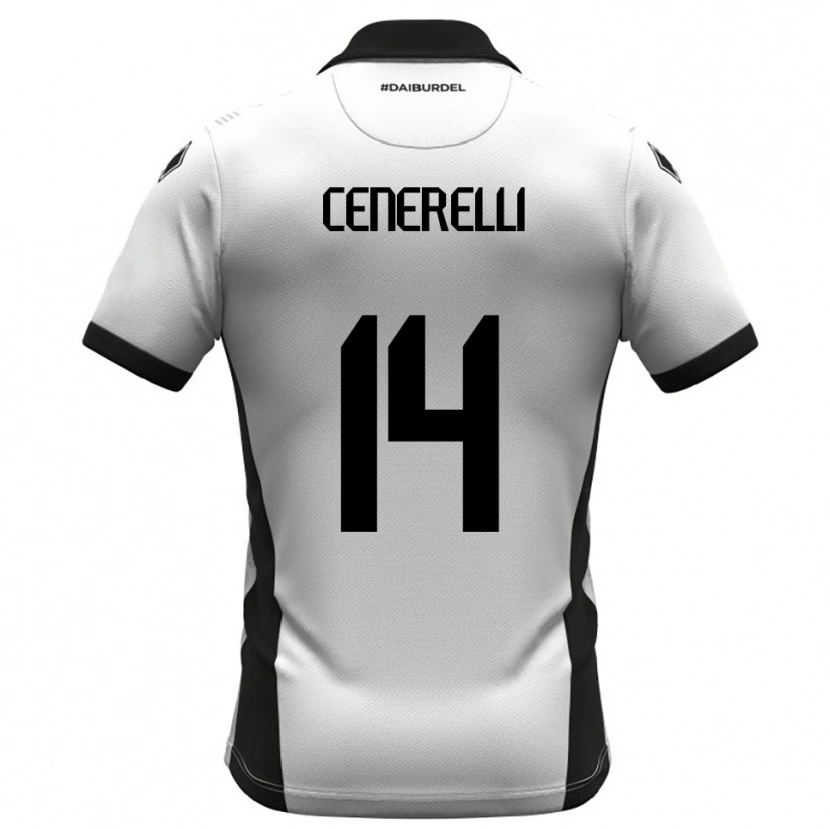 Danxen Herren Alessandro Cenerelli #14 Weiß Schwarz Orange Heimtrikot Trikot 2025/26 T-Shirt Schweiz