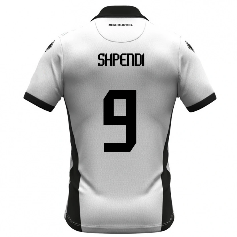 Danxen Herren Cristian Shpendi #9 Weiß Schwarz Orange Heimtrikot Trikot 2025/26 T-Shirt Schweiz