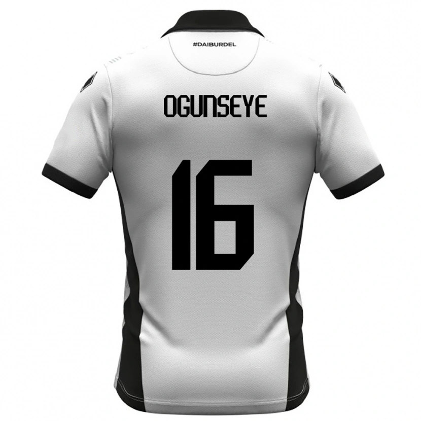 Danxen Herren Roberto Ogunseye #16 Weiß Schwarz Orange Heimtrikot Trikot 2025/26 T-Shirt Schweiz