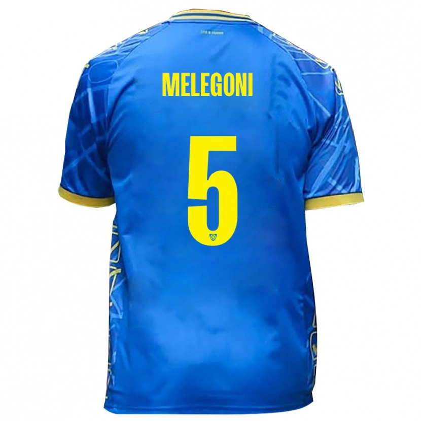Danxen Herren Filippo Melegoni #5 Himmelblau Gelb Heimtrikot Trikot 2025/26 T-Shirt Schweiz