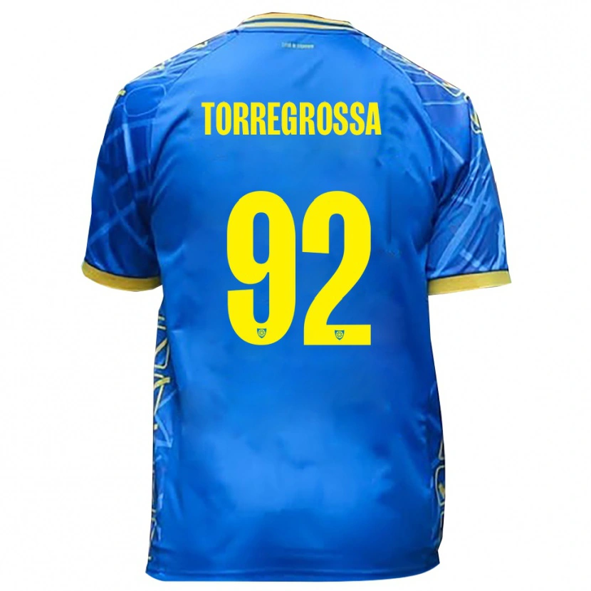 Danxen Herren Ernesto Torregrossa #92 Himmelblau Gelb Heimtrikot Trikot 2025/26 T-Shirt Schweiz