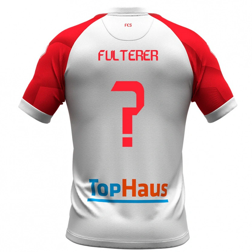 Danxen Herren Samuel Fulterer #0 Weiß Rot Heimtrikot Trikot 2025/26 T-Shirt Schweiz