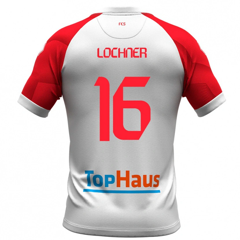Danxen Herren Filippo Lochner #16 Weiß Rot Heimtrikot Trikot 2025/26 T-Shirt Schweiz