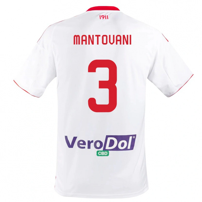Danxen Herren Valerio Mantovani #3 Weiß Rot Heimtrikot Trikot 2025/26 T-Shirt Schweiz