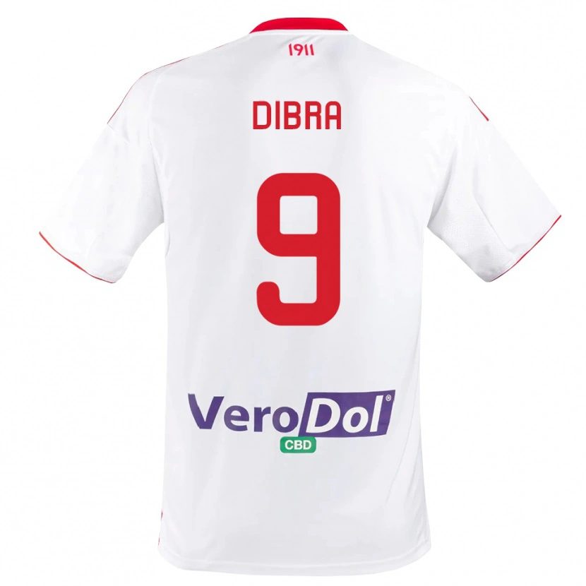 Danxen Herren Francesco Dibra #9 Weiß Rot Heimtrikot Trikot 2025/26 T-Shirt Schweiz