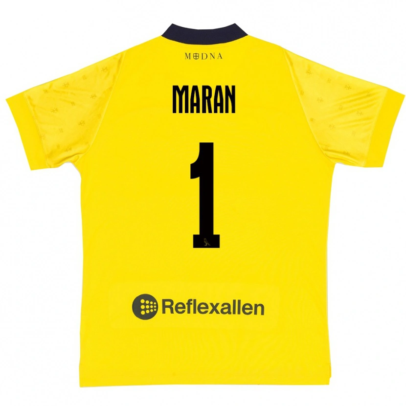 Danxen Herren Andrea Maran #1 Gelb Marineblau Heimtrikot Trikot 2025/26 T-Shirt Schweiz