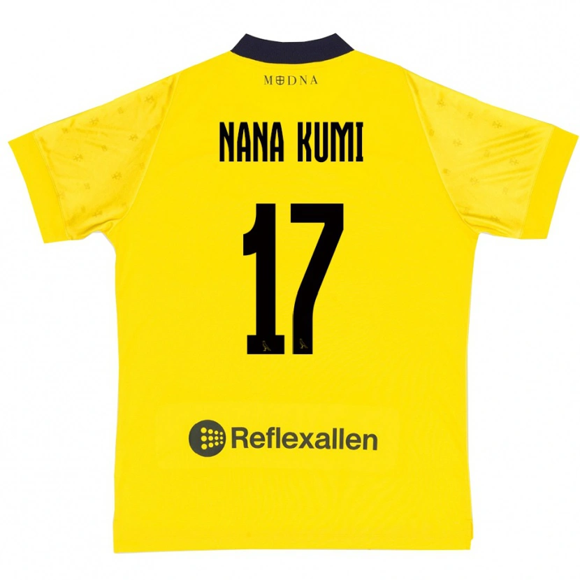 Danxen Herren Ronald Nana Kumi #17 Gelb Marineblau Heimtrikot Trikot 2025/26 T-Shirt Schweiz