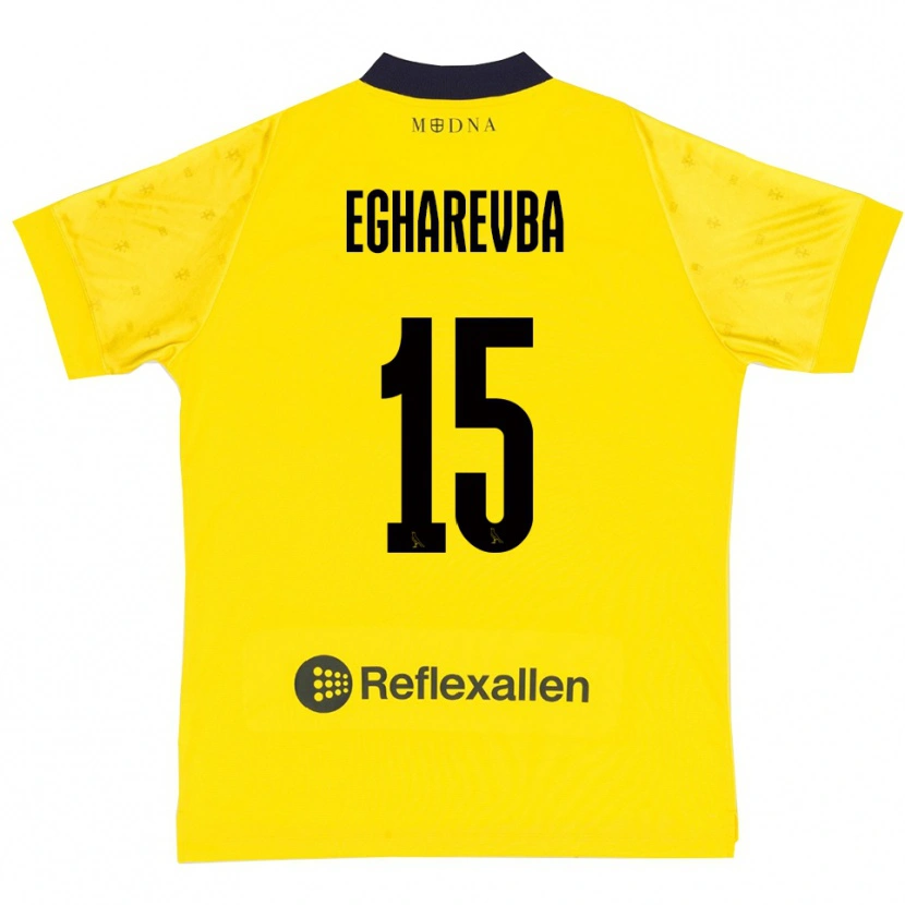 Danxen Herren Treasure Egharevba #15 Gelb Marineblau Heimtrikot Trikot 2025/26 T-Shirt Schweiz