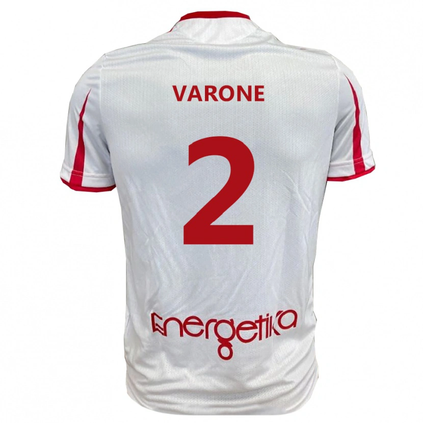 Danxen Herren Francesco Varone #2 Weiß Rot Heimtrikot Trikot 2025/26 T-Shirt Schweiz