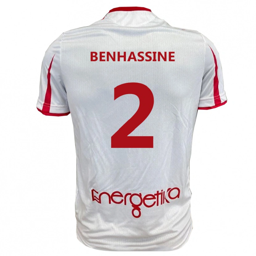 Danxen Herren Bilel Benhassine #2 Weiß Rot Heimtrikot Trikot 2025/26 T-Shirt Schweiz