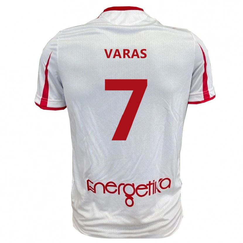 Danxen Herren Kevin Varas #7 Weiß Rot Heimtrikot Trikot 2025/26 T-Shirt Schweiz