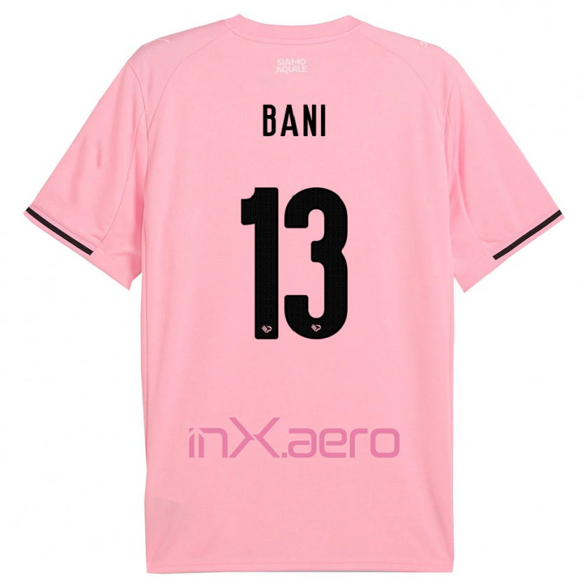 Danxen Herren Mattia Bani #13 Pink Schwarz Heimtrikot Trikot 2025/26 T-Shirt Schweiz