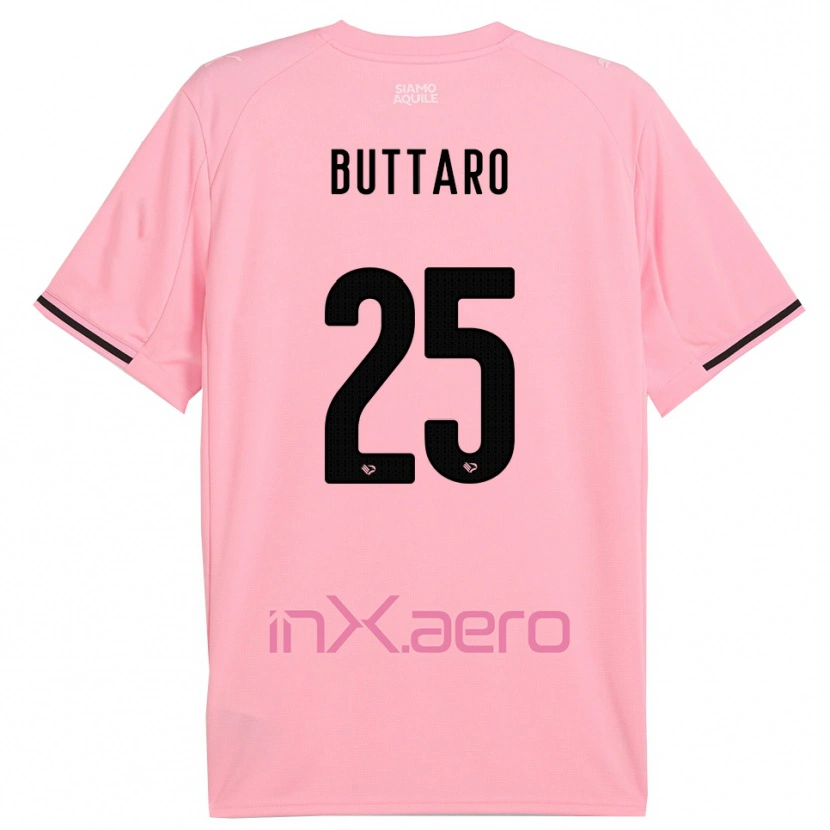 Danxen Herren Alessio Buttaro #25 Pink Schwarz Heimtrikot Trikot 2025/26 T-Shirt Schweiz