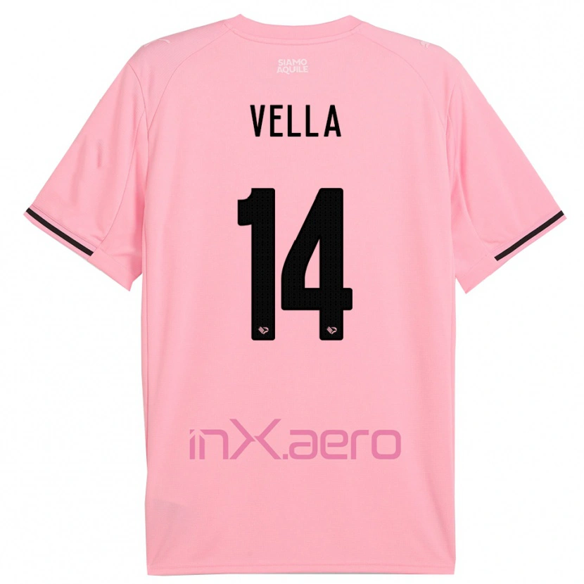 Danxen Herren Andreas Vella #14 Pink Schwarz Heimtrikot Trikot 2025/26 T-Shirt Schweiz