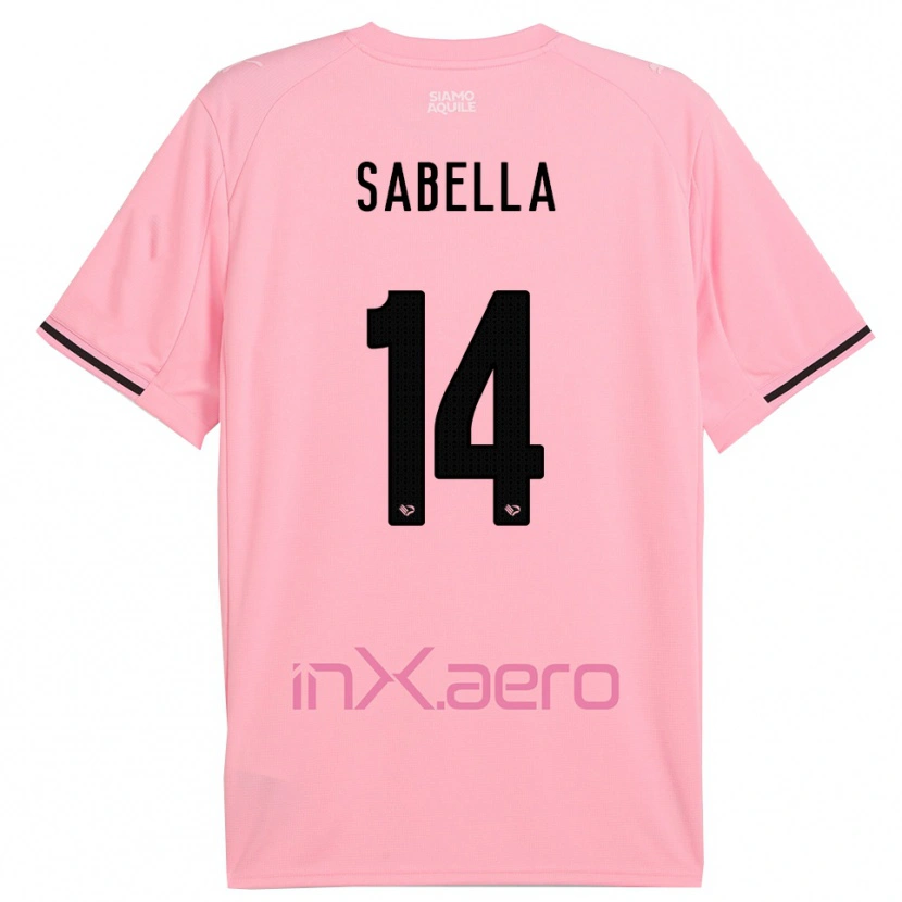 Danxen Herren Alberto Sabella #14 Pink Schwarz Heimtrikot Trikot 2025/26 T-Shirt Schweiz