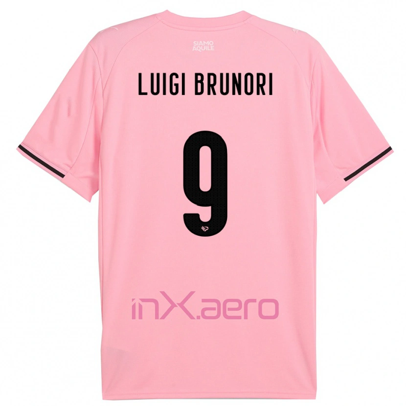 Danxen Herren Matteo Luigi Brunori #9 Pink Schwarz Heimtrikot Trikot 2025/26 T-Shirt Schweiz