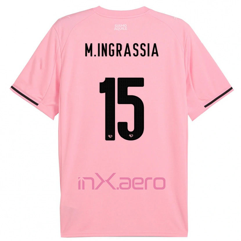 Danxen Herren Manuel Ingrassia #15 Pink Schwarz Heimtrikot Trikot 2025/26 T-Shirt Schweiz