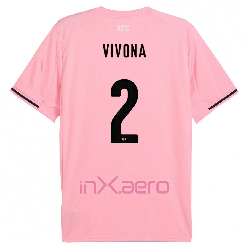 Danxen Herren Samuele Vivona #2 Pink Schwarz Heimtrikot Trikot 2025/26 T-Shirt Schweiz