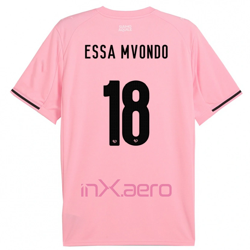 Danxen Herren Troy Evans Essa Mvondo #18 Pink Schwarz Heimtrikot Trikot 2025/26 T-Shirt Schweiz