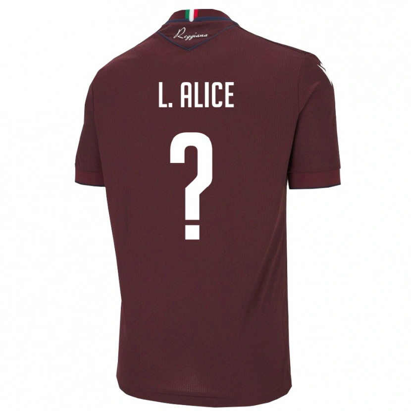 Danxen Herren Lombardi Alice #0 Burgund Weiß Heimtrikot Trikot 2025/26 T-Shirt Schweiz