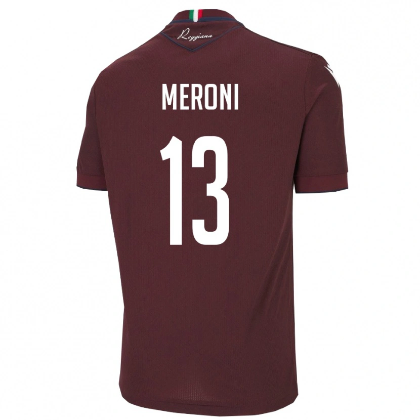 Danxen Herren Andrea Meroni #13 Burgund Weiß Heimtrikot Trikot 2025/26 T-Shirt Schweiz