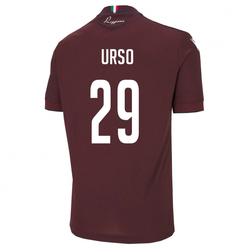 Danxen Herren Oliver Urso #29 Burgund Weiß Heimtrikot Trikot 2025/26 T-Shirt Schweiz