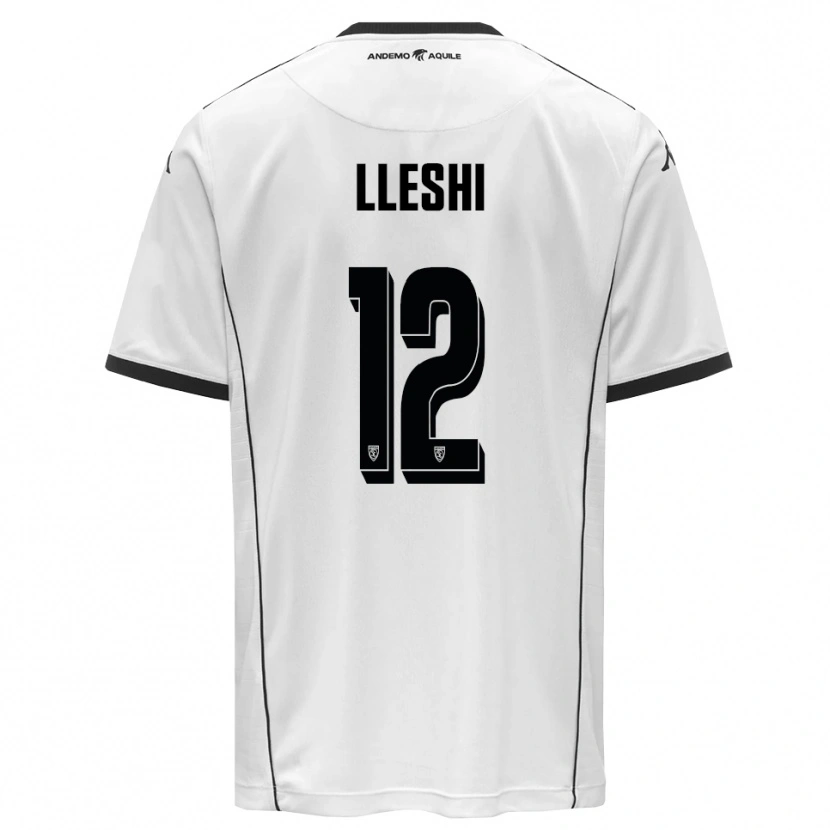 Danxen Herren Leonardo Lleshi #12 Weiß Schwarz Heimtrikot Trikot 2025/26 T-Shirt Schweiz