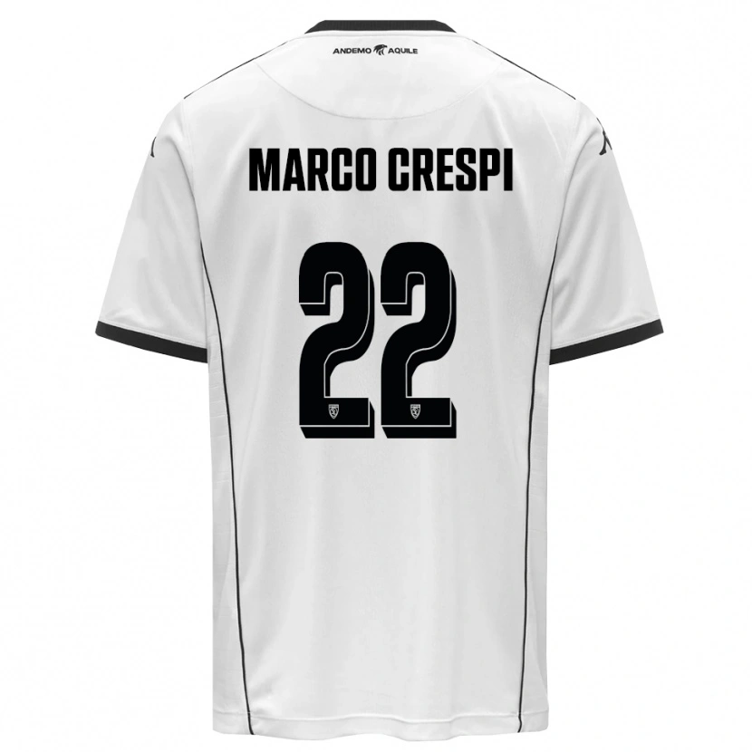 Danxen Herren Gian Marco Crespi #22 Weiß Schwarz Heimtrikot Trikot 2025/26 T-Shirt Schweiz
