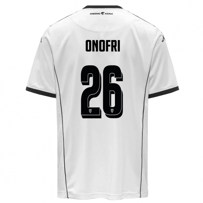 Danxen Herren Matteo Onofri #26 Weiß Schwarz Heimtrikot Trikot 2025/26 T-Shirt Schweiz