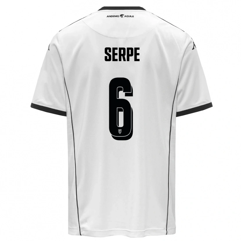 Danxen Herren Laurens Serpe #6 Weiß Schwarz Heimtrikot Trikot 2025/26 T-Shirt Schweiz