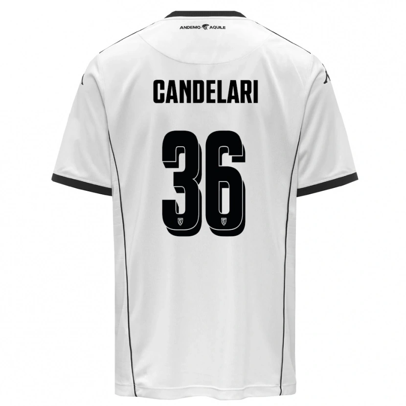 Danxen Herren Pietro Candelari #36 Weiß Schwarz Heimtrikot Trikot 2025/26 T-Shirt Schweiz