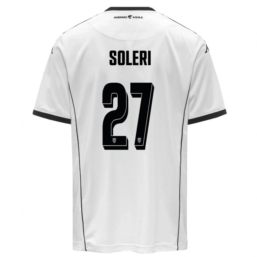 Danxen Herren Edoardo Soleri #27 Weiß Schwarz Heimtrikot Trikot 2025/26 T-Shirt Schweiz