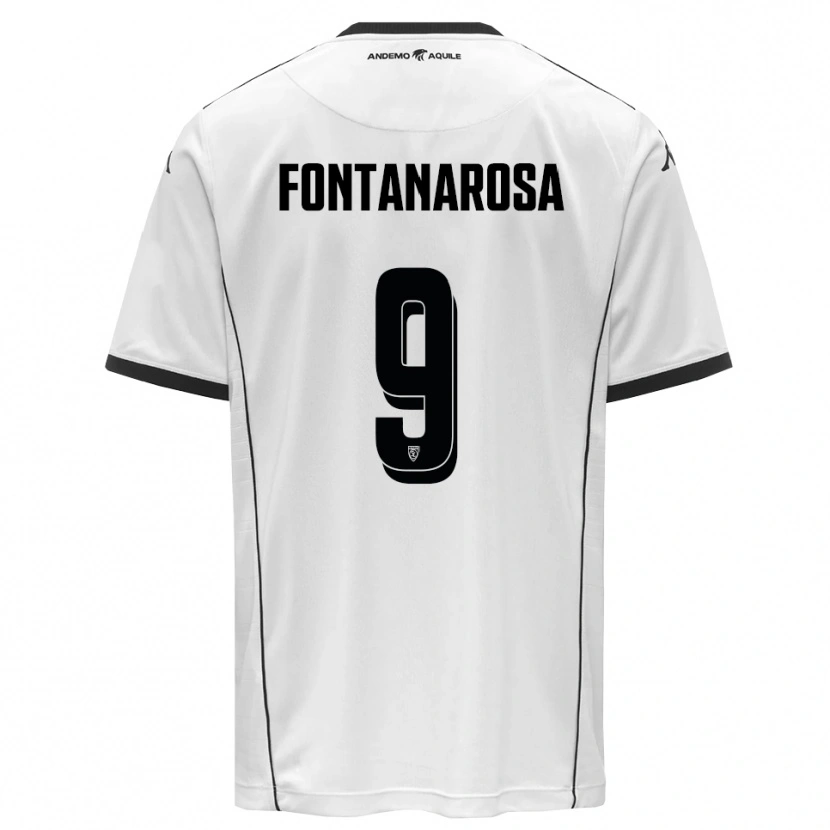 Danxen Herren Riccardo Fontanarosa #9 Weiß Schwarz Heimtrikot Trikot 2025/26 T-Shirt Schweiz