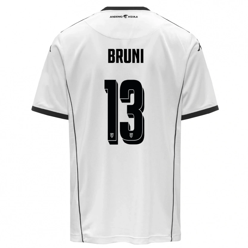 Danxen Herren Filippo Bruni #13 Weiß Schwarz Heimtrikot Trikot 2025/26 T-Shirt Schweiz