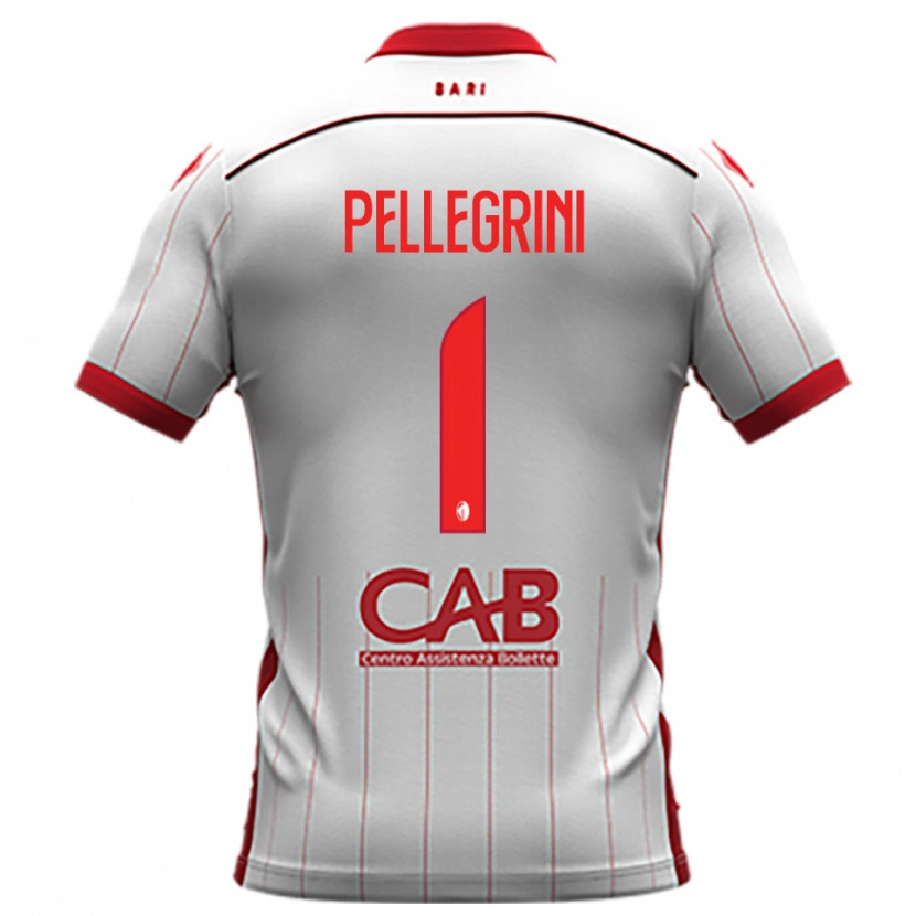 Danxen Herren Luigi Pellegrini #1 Weiß Rot Heimtrikot Trikot 2025/26 T-Shirt Schweiz