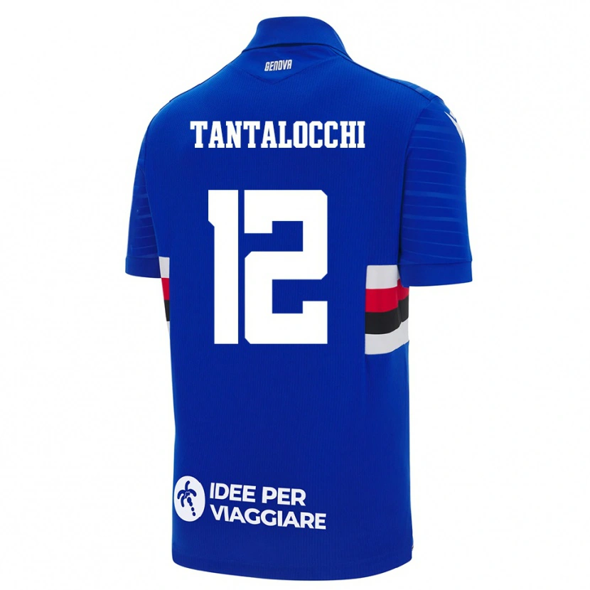 Danxen Herren Elia Tantalocchi #12 Blau Weiß Heimtrikot Trikot 2025/26 T-Shirt Schweiz