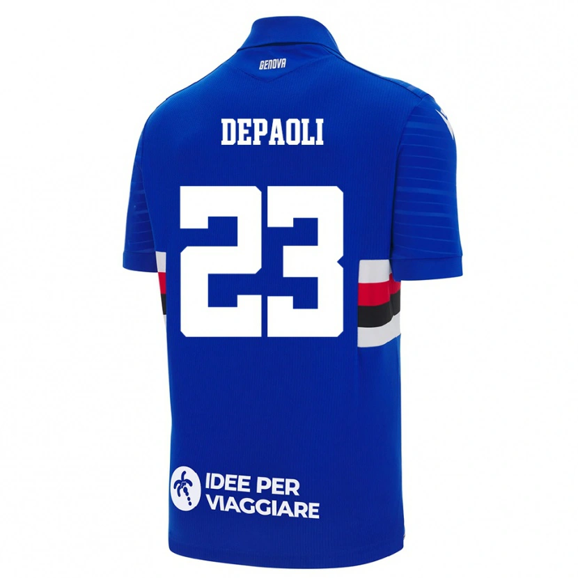Danxen Herren Fabio Depaoli #23 Blau Weiß Heimtrikot Trikot 2025/26 T-Shirt Schweiz