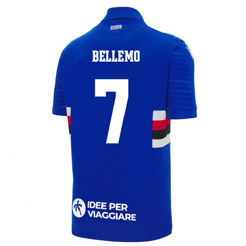 Danxen Herren Alessandro Bellemo #7 Blau Weiß Heimtrikot Trikot 2025/26 T-Shirt Schweiz