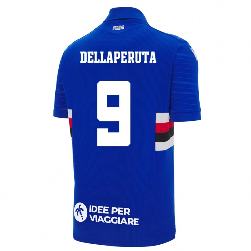 Danxen Herren Tori Dellaperuta #9 Blau Weiß Heimtrikot Trikot 2025/26 T-Shirt Schweiz