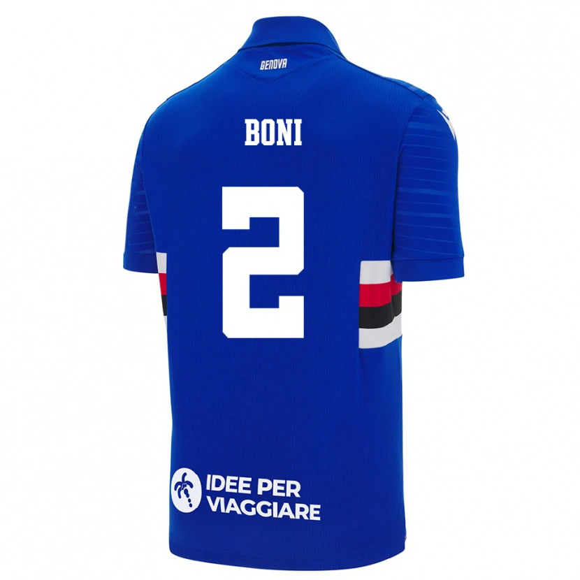 Danxen Herren Dennis Boni #2 Blau Weiß Heimtrikot Trikot 2025/26 T-Shirt Schweiz