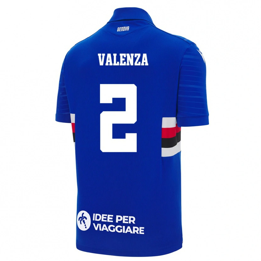Danxen Herren Federico Valenza #2 Blau Weiß Heimtrikot Trikot 2025/26 T-Shirt Schweiz