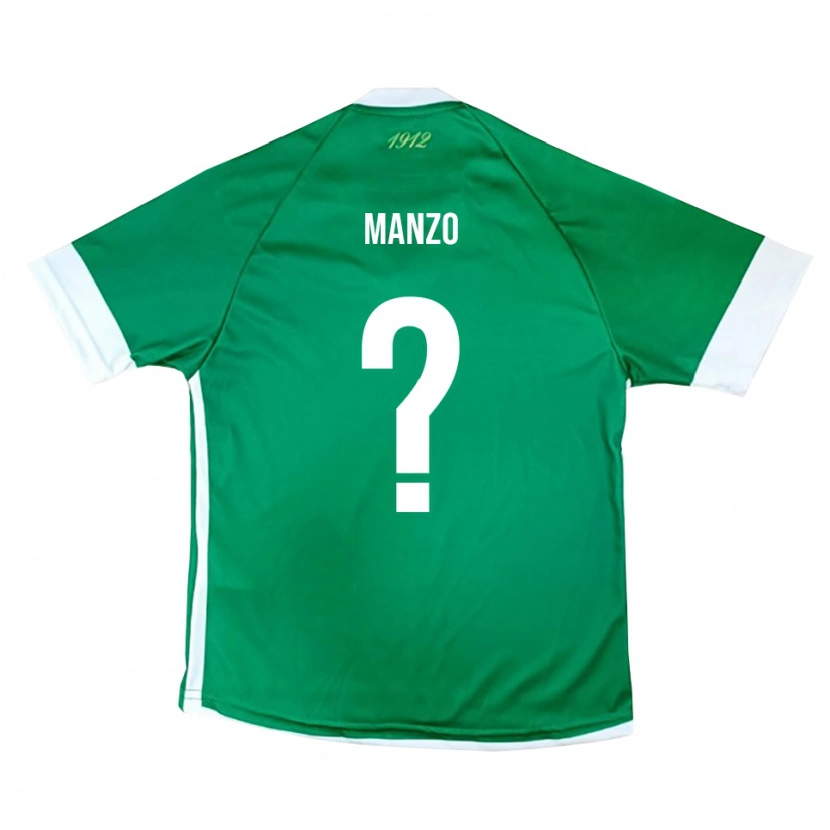Danxen Herren Antonio Manzo #0 Grün Weiß Heimtrikot Trikot 2025/26 T-Shirt Schweiz