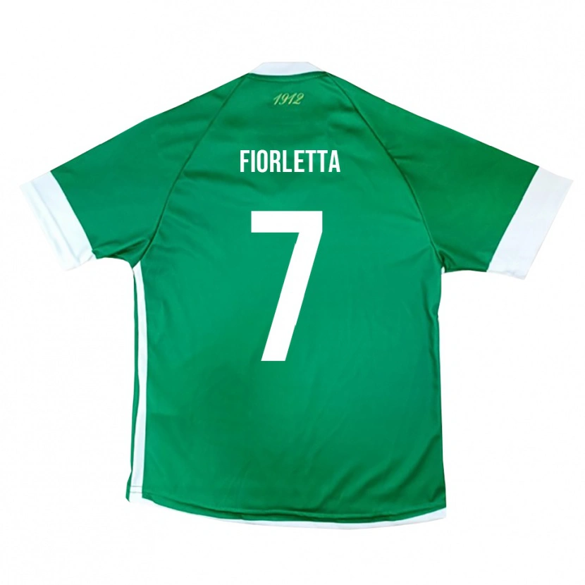 Danxen Herren Gianmarco Fiorletta #7 Grün Weiß Heimtrikot Trikot 2025/26 T-Shirt Schweiz