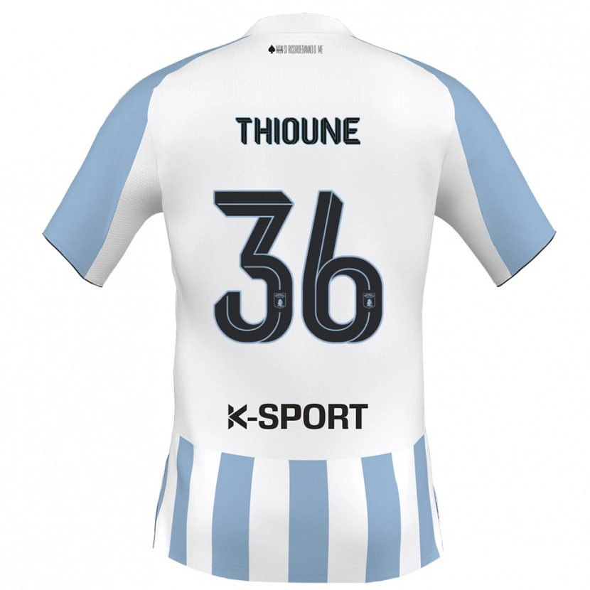 Danxen Herren Alioune Thioune #36 Weiß Himmelblau Heimtrikot Trikot 2025/26 T-Shirt Schweiz