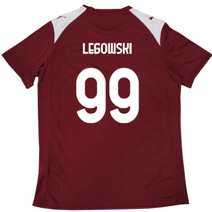 Danxen Herren Mateusz Legowski #99 Burgunderrot Weiß Heimtrikot Trikot 2025/26 T-Shirt Schweiz