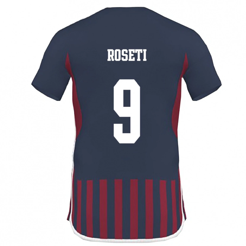 Danxen Herren Christian Roseti #9 Marineblau Rot Heimtrikot Trikot 2025/26 T-Shirt Schweiz